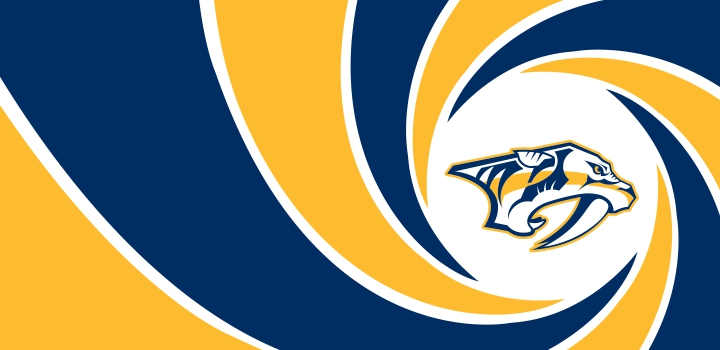 007 Nashville Predators logo vinyl decal